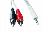 CABLE AUDIO 3.5MM TO 2RCA 1.5M CCA-458 GEMBIRD