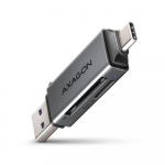 MEMORY READER USB-C+USB3.2 2SL SD MICROSD CRE-DAC AXAGON