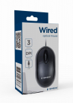 Hiir USB OPTICAL BLACK MUS-U-01 GEMBIRD