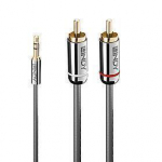 CABLE AUDIO 3.5MM TO PHONO 0.5M 35332 LINDY