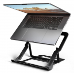NB ACC STAND 10"-17.3" ALUMINUM BLACK STND-LAB AXAGON