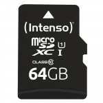 MEMORY MICRO SDXC 64GB UHS-I/W/ADAPTER 3423490 INTENSO