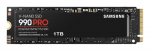 SSD SAMSUNG 990 PRO 1TB M.2 NVMe MLC Write speed 6900 MBytes sec Read speed 7450 MBytes sec 2.3mm TBW 600 TB MTBF 15000