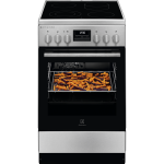 Electrolux LKR564255X klaaskeraamiline pliit 50 cm,  auruf-n, 9 f-ni, roostevaba teras