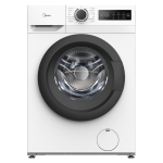 Midea MF110W80BA10/W-HR invertermootoriga kitsas 47,5 cm pesumasin 8 kg, 1400 p/m, auruf-n, Add Wash