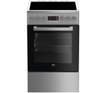Beko FSM 57300 GX klaaskeraamiline pliit 50 cm, 7 f-ni, roostevaba teras