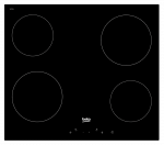 Beko HIC64400E integreeritav keraamiline pliidiplaat 60 cm
