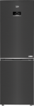 Beko B3RCNA 364HXBR Dual NoFrost kombik&uuml;lmik 186,5 cm, tume roostevaba teras