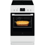 Electrolux LKR 540266W klaaskeraamiline pliit 50 cm, 8 f-ni, 57 l