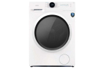 Midea MF200W80WB/W  invertermootoriga kitsas 47,5 cm pesumasin 8 kg, 1400 p/m, auruf-n,  Add Wash, WiFi
