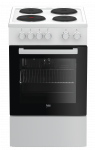 Beko FSE56000 GW elektripliit 50 cm, 6 f-ni