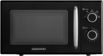 Daewoo KOR-6S20K-2 mikrolaineahi, must Retro