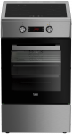 Beko FSM 59300XCS induktsioonpliit 50 cm, 8 f-ni, roostevaba teras