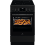 Electrolux LKR564276K keraamiline pliit 50 cm, 9 f-ni, auruf-n, must