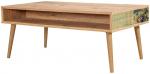Kohvilaud Kalune Design Viva 727, pruun v./roheline v./violetne v., 60 cm x 110 cm x 45 cm