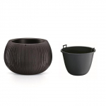 Lillepott Prosperplast 5905197268873, plastik, hall v.