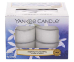 K&uuml;&uuml;nal, teek&uuml;&uuml;nal Yankee Candle Midnight Jasmine, 4 - 6 h, 117.6 g, 12 tk, valge v.