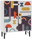 Kapp Kalune Design Multi Purpose Sia, pruun v./valge v./kollane v., 36 cm x 95 cm x 111 cm