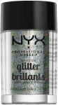 S&auml;delus n&auml;ole NYX Professional Makeup Metallic Glitter, 2.5 g, mitmev&auml;rviline crystal