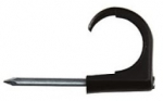 Juhtmeklamber Haupa 262228, 18 - 22 mm, must, 50 tk