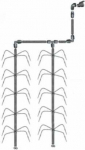 Kastmiss&uuml;steem Klasika Spider 4, plastik/metall