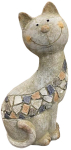 Aiakuju "Kass" Besk Garden Cat 4750959108178, 14 cm, pruun v.