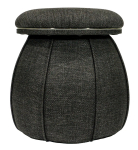 Tumba Kayoom Corin 125 COGDE-BLK, must v./grafiit v., 51.5 cm x 51.5 cm x 55 cm