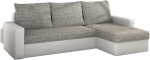 Nurgadiivan Livio Berlin 01, Soft 17, valge v./hall v., 150 x 237 cm x 90 cm