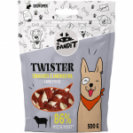Koeramaius Mr. Bandit Twister Lamb Sticks, lambaliha, 0.5 kg