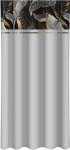 &Ouml;&ouml;kardin ZMK-100, kuldne v./must v./hall v., 160 cm x 270 cm