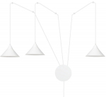 Valgusti seinale Emibig Abramo 159/3, E27, 3 x 15 W, valge v.