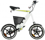 Elektriratas Zontes TDR1Z, 16", 250 W, 13.5 Ah, valge