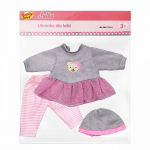 Riiete komplekt nukule Smily Play Julka SP83953, roosa v./hall v.