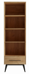 Raamaturiiul Pinio Retro, pruun v., 199 cm x 65 cm x 42 cm