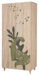 Riidekapp Kalune Design Lidya 902, pruun v., 52 cm x 90 cm x 192 cm