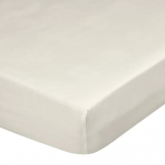 Voodilina Dina, kreemjasvalge, 200 x 220 cm, kummiga