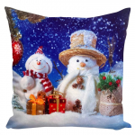 J&otilde;ulu dekoratiivne padjakate JCLA-71, sinine/valge, 45 cm x 45 cm