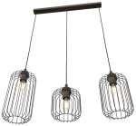 Valgusti rippuv Emibig Vander 1365/3, E27, 3 x 15 W, must v.