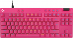 Juhtmega m&auml;nguklaviatuur Logitech G Pro X TKL Rapid 920-013253 Magnetic Analog, Inglise (US), roosa v.