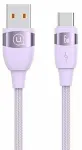 Juhe Usams SJ631 USB Type-C Male, USB Type A Male, 1.2 m, violetne v.