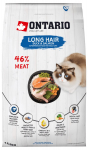 Kuiv kassitoit Ontario Longhair Duck & Salmon, pardiliha, 6.5 kg