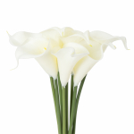 Kunstlill, kalla Domoletti, kreemjasvalge, 32 cm