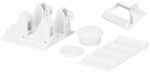 Sahtlite ja kappide lapselukk Springos HA5133, 3.5 cm x 4 cm, valge v., 5 tk