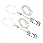 V&otilde;rkkiige kinnituskomplekt Domoletti 9101, pol&uuml;ester/metall, valge