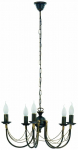 Valgusti rippuv Nowodvorski Ares 205, E14, 5 x 60 W, kuldne v./must v.
