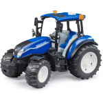 M&auml;ngutraktor Bruder New Holland T5.120, 1:16, sinine v.