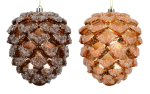 J&otilde;ulupuu ehe Pinecone, pronksiv&auml;rvi v., 14 cm, plastik