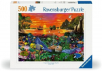 Pusle Ravensburger Turtle In The Reef, 36 cm x 49 cm, 500 tk, mitmev&auml;rviline