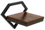 Seinariiul ModernHome ME-ATS01, pruun v./must v., 19 cm x 25.5 cm x 19 cm