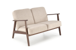 Diivan Milano 2S, p&auml;hklipuu v./beež v., 120 x 77 cm x 77 cm
